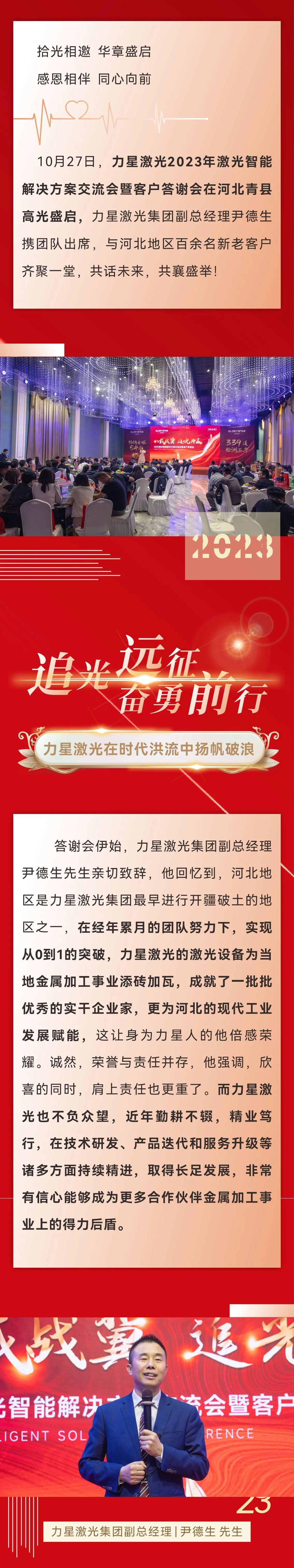 八载战冀 追光共赢！1946伟德手机版下载2023智能解决方案交流会暨客户答谢会（河北站）圆满举办！